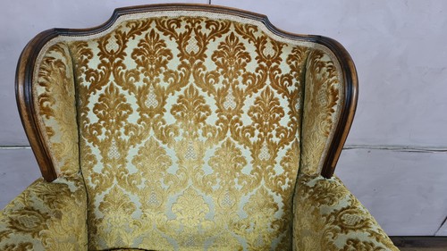 Armchair In Walnut Original And Intact From The 1900s Good Condition - Picture 4 of 13