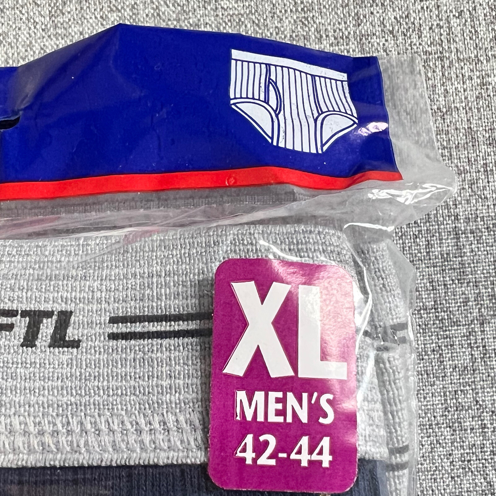 Vintage Fruit of the Loom Ribbed Brief Mens XL 42 44 Slightly Imperfect