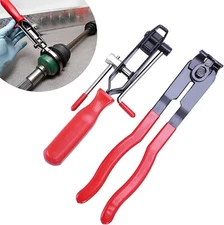 2Pcs CV Clamp and Joint Boot Clamp Pliers Tool Banding Crimper Cutter