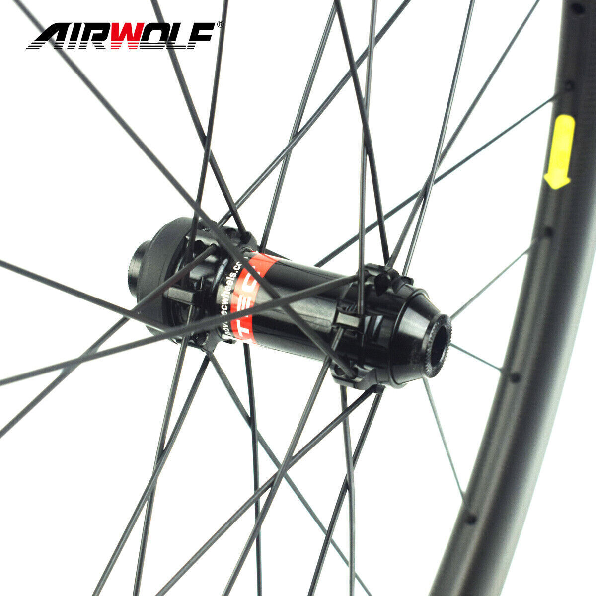 50*28mm 700C Carbon Wheelset Racing Road Bike Wheels Center Lock Disc Tubeless