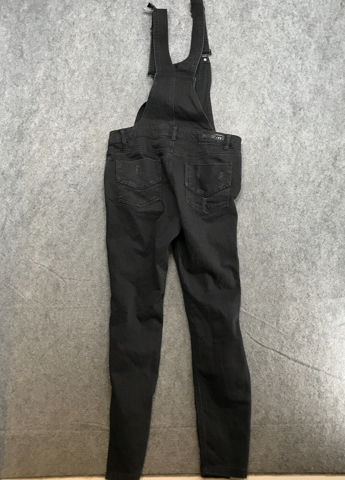 Dollhouse Overalls Jeans Juniors Size 9 Black Den… - image 2