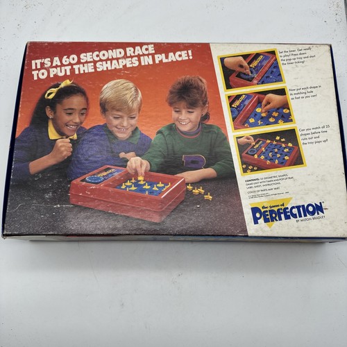 THE GAME OF PERFECTION Pop Up Shapes Timer MILTON BRADLEY 2003 Box MB - Picture 8 of 10