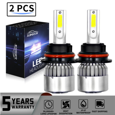 #ad 9007 HB5 LED Headlight Bulbs Dual High Low Beam for Chevrolet Cavalier 2000 2005 $24.99