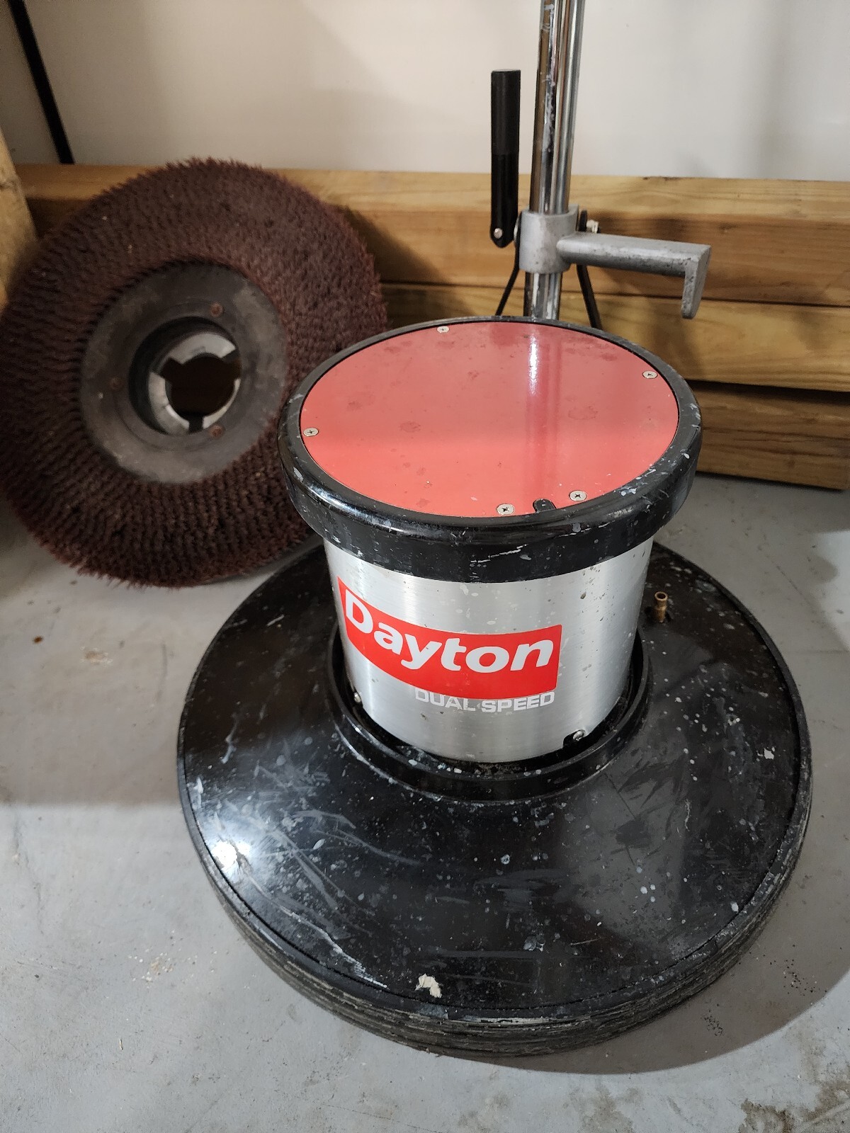 Dayton 4NEK1 Floor Scrubber POLISHER Dual,20 In,1.75Hp, NEW eBay