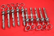 NEW PREMIUM 10 EA STAINLESS DENTAL ASPIRATING SYRINGE DENTAL INSTRUMENTS 1.8CC