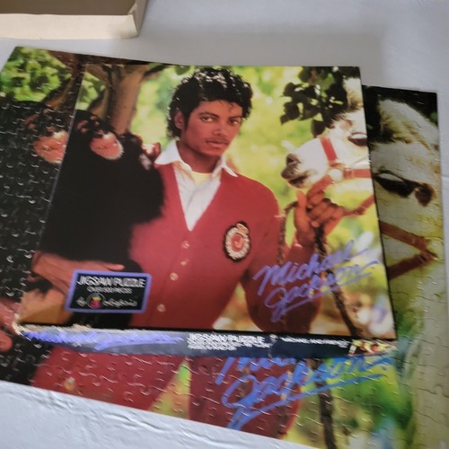MICHAEL JACKSON & Friends JIGSAW 500 Piece PUZZLE COLORFORMS 1984 505 Bubbles - Picture 7 of 8