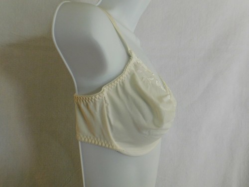 Reggiseno vintage sexy Olga bianco sfoderato stile ferretto 33073 taglia 36D - Foto 4 di 8