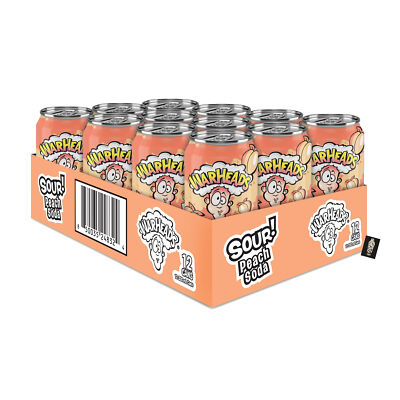 Warheads Sour Peach Soda 12er Set 12 x 330ml inkl. Pfand EINWEG