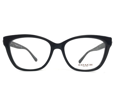 Coach Eyeglasses Frames HC6120 5510 Polished Black Cat Eye  display picture 1