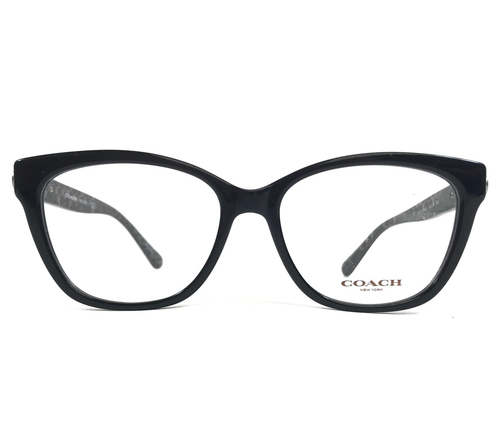 Coach Brille Rahmen HC6120 5510 Poliert Schwarz Cat Eye Full Rim 54-16-140