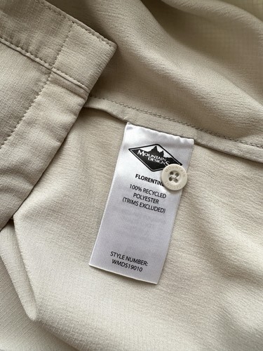 MOUNTAIN DESIGNS Womens Florentine Long Sleeve Hiking Shirt Sand Size 8 - Picture 10 of 11