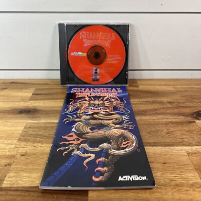 Shanghai: Triple-Threat (3DO, 1995) Disc Only w/ Manual Ships Fast!