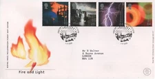 FIRE AND LIGHT ROYAL MAIL MILLENIUM 2000 FIRST DAY COVER FDC