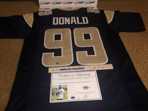 aaron donald autographed jersey