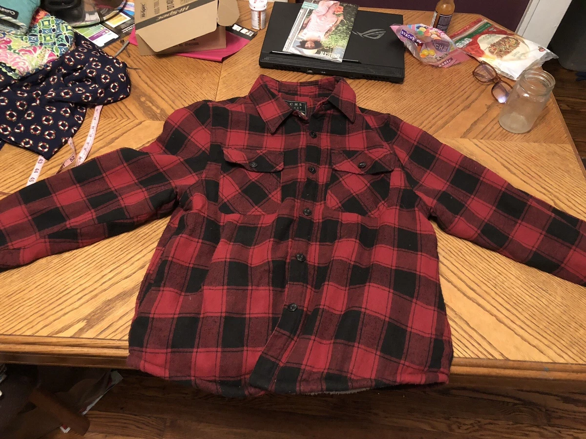 Flannel jacket hotsell red