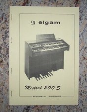 ELGAM MISTRAL 200 S Original Service Manual Schematic Schematic Electrical