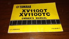 1987 Yamaha XV1100T / XV1100TC Owner's Manual