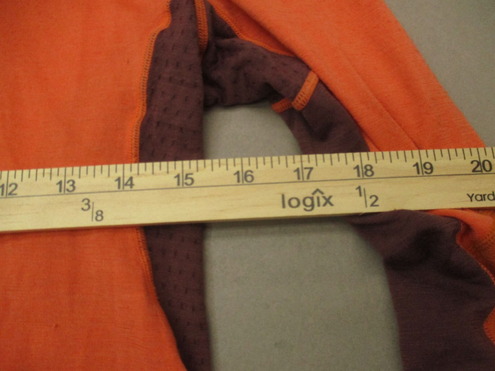 TREW GEAR Size M Womens Merino Wool 1/2 Zip Stand Collar Athletic Pullover 761