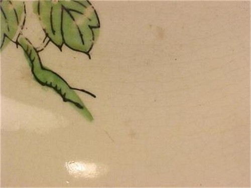 Vintage Porcelain Bowl House in Meadow Blue Luster Japan Serving - Picture 4 of 6
