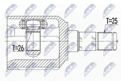 NTY NPW-AR-011 Gelenksatz, Antriebswelle für ALFA ROMEO,FIAT,JEEP,LANCIA,OPEL