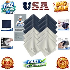 Microfiber Cleaning Cloths for Lens, Eyeglasses, Screens, Tablets, Glasses, 1...