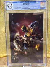 WOLVERINE #48  Graded Cgc 9.8 Comic MARCO MASTRAZZO Virgin Fire  SABERTOOTH