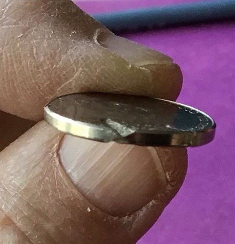 2015P JEFFERSON NICKEL WITH DIE GOUGES ON OBVERSE AND REVERSE - Picture 3 of 4