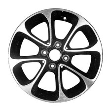 85464 Reconditioned OEM Front Aluminum Wheel 15x5 Painted Gloss Black