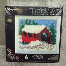 Vogart Crafts 4405 Covered Bridge Latch Hook Kit Art