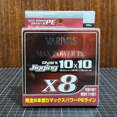 [SALE] VARIVAS Avani Jigging 10 x 10 Max Power PE X8 200m 1.5 MAX. 28.6LB. Japan