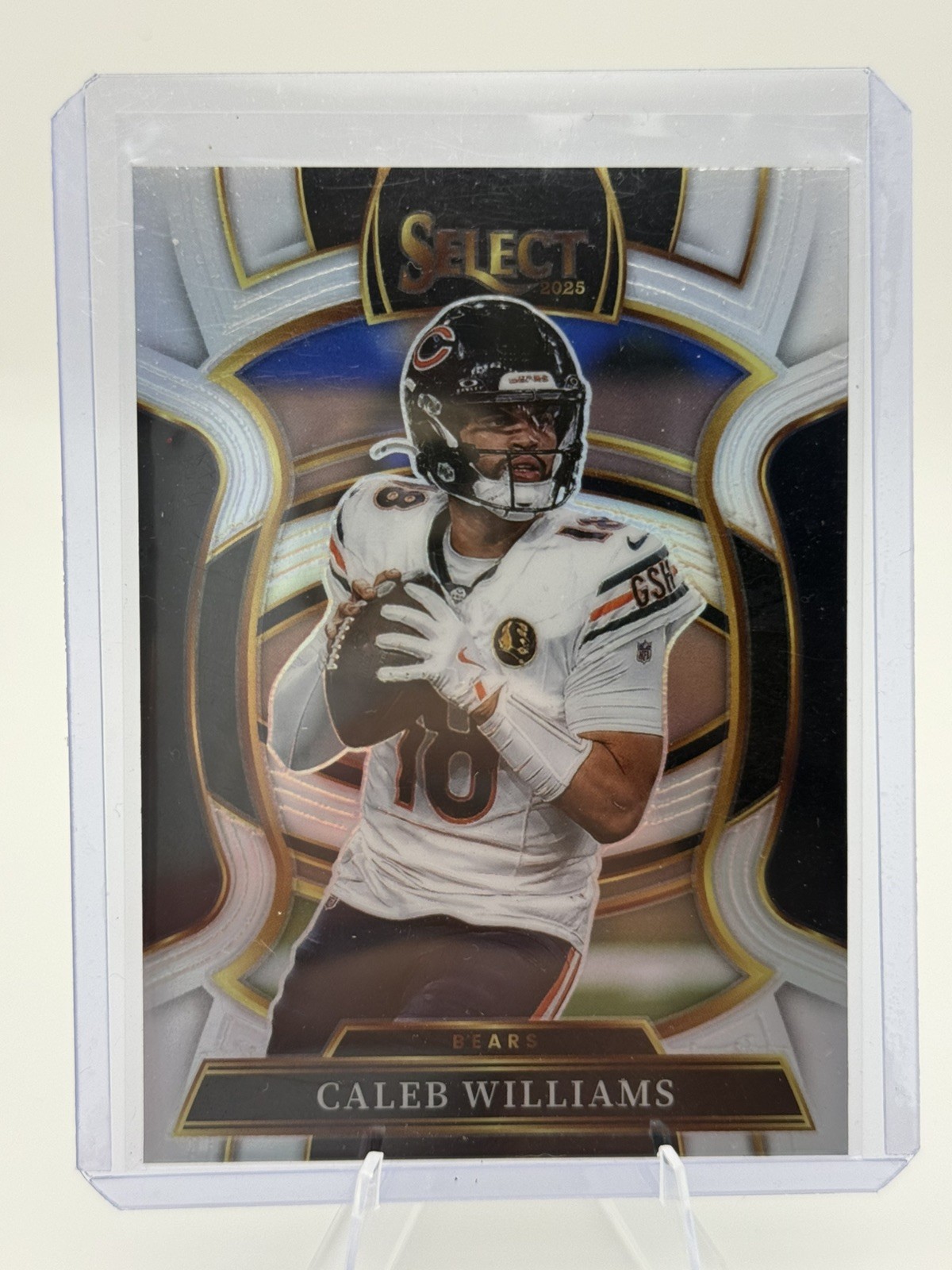 2025 Panini Select - Concourse Caleb Williams #73 Silver Prizm - Chicago Bears