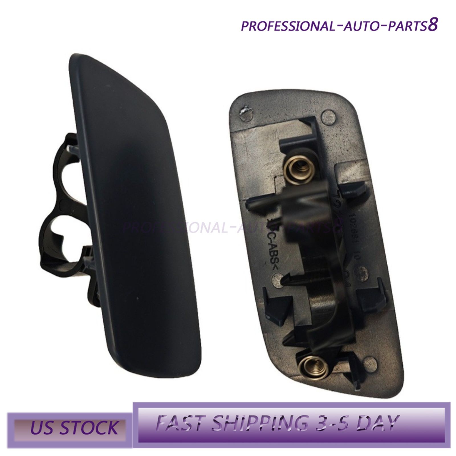 Pair LH RH Headlamp Washer Cover For 10-18 Rolls-Royce Ghost 61677244959 44960