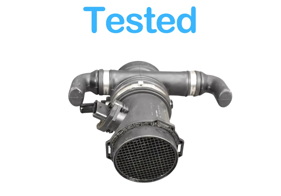 04-11 Sensor de flujo de aire másico Maserati Quattroporte M139 con tubo 215889 OEM Foto 3 de 4