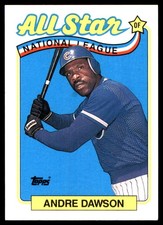 Andre Dawson 1989 Topps #391 Chicago Cubs MLB READ FREE SHIPPING AutographDen