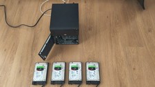 HP ProLiant N40L Micro Server, 12 GB RAM, 4 x 2TB HDDs, TrueNAS installed