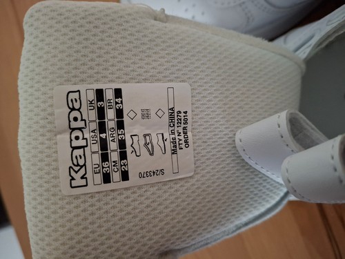 Damenschuhe weiß, Gr. 36, Marke Kappa, Klettverschluß, Wechselfußbett, gut - Bild 2 von 5