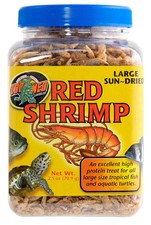 Zoo Med Sun Dried Red Shrimp Large 2.5oz