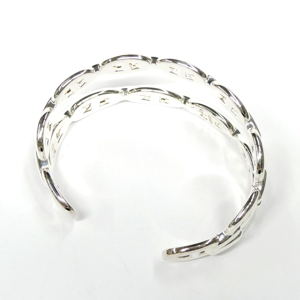 Hermes Bracelet Chaine d'Ancre Anchaine Double SH Ag925 Silver 2025 Jewelry View 5