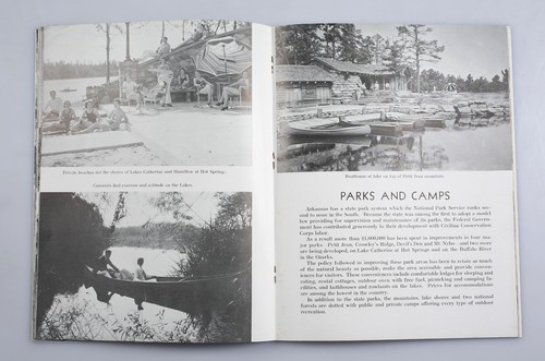 Vintage New Places To See Arkansas Travel Guide Booklet circa 1940 - Picture 7 of 12