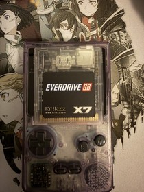 Backlit Game Boy Color (Atomic Purple) + EverDrive X7 + Pokemon Bundle + Battery