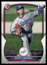 Wyatt Crowell 2023 Bowman Draft #BD-63