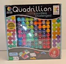 NEW! SEALED! Smart Games Quadrillion Magnetic Puzzle Game, Solitaire, 1+ Players