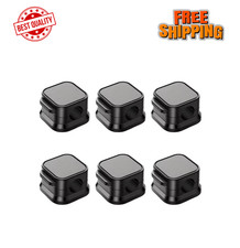 Magnetic Cable Clips Cord Organizer Under Desk Wire Holder Clean Workspace 6pcs