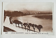 cartolina casale monferrato alessandria lungo po f.piccolo '900