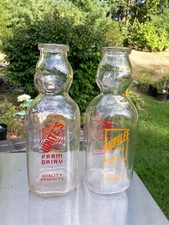 To Vintage Quart Size Baby Top Milk Bottles