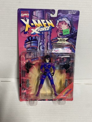 Vintage 1995 X-Men X-Force Domino Superhero Action Figure Marvel Comics Toy Biz