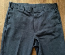 Levi's Action Slacks 36x32 36x30 Pleated Front Straight Gray Pants Vintage