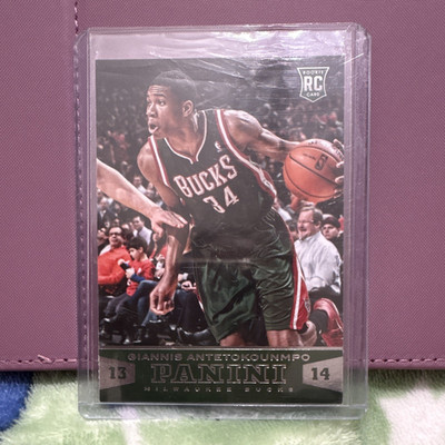 Panini 2013-14 Giannis Antetokounmpo Milwaukee Bucks Rookie Card #194