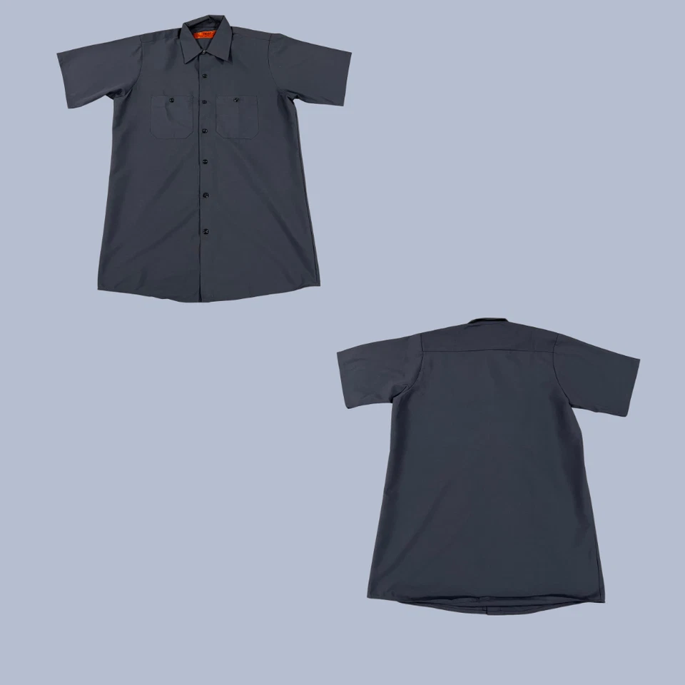 Red Kap Men's Industrial Work Shirt, Style SP24 Regular Fit, Short Sleeve - Image 2 of 4
