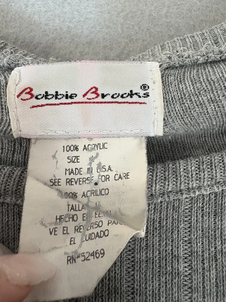 Suéter De Colección Bobbie Brooks Para Mujer Grande Abotonado Acanalado Tejido Hecho en EE. UU. 90s Foto 2 de 4